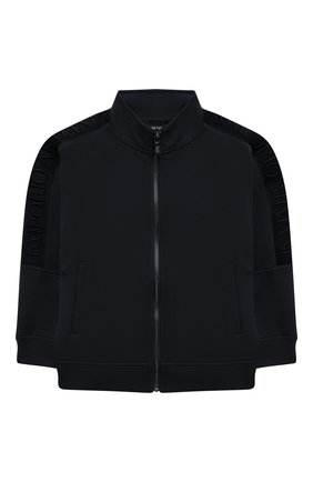 Детский хлопковая толстовка EMPORIO ARMANI темно-синего цвета по цене 24200 руб., арт. 3K4MF4/1JHSZ | Фото 1 Детский хлопковая толстовка EMPORIO ARMANI темно-синего цвета, арт. 3K4MF4/1JHSZ | Фото 1 (Рукава: Длинные; Материал внешний: Хлопок; Мальчики Кросс-КТ: Толстовка-одежда; Региональные ограничения белый список (Axapta Mercury): RU; Ростовка одежда: 10 - 11 лет | 140 - 146см, 13 - 15 лет | 158 см, 16 лет | 164 см, 4 года | 104 см, 5 лет | 110 см, 6 лет | 116 см, 7 лет | 122 см, 8 лет | 128 см)
