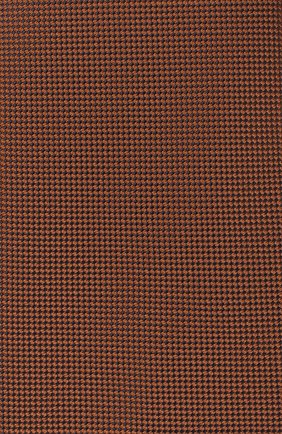Мужской шелковый галстук BRIONI коричневого цвета, арт. 062I00/09459 | Фото 3 (Материал: Текстиль, Шелк; Принт: Без принта; Региональные ограничения белый список (Axapta Mercury): RU)