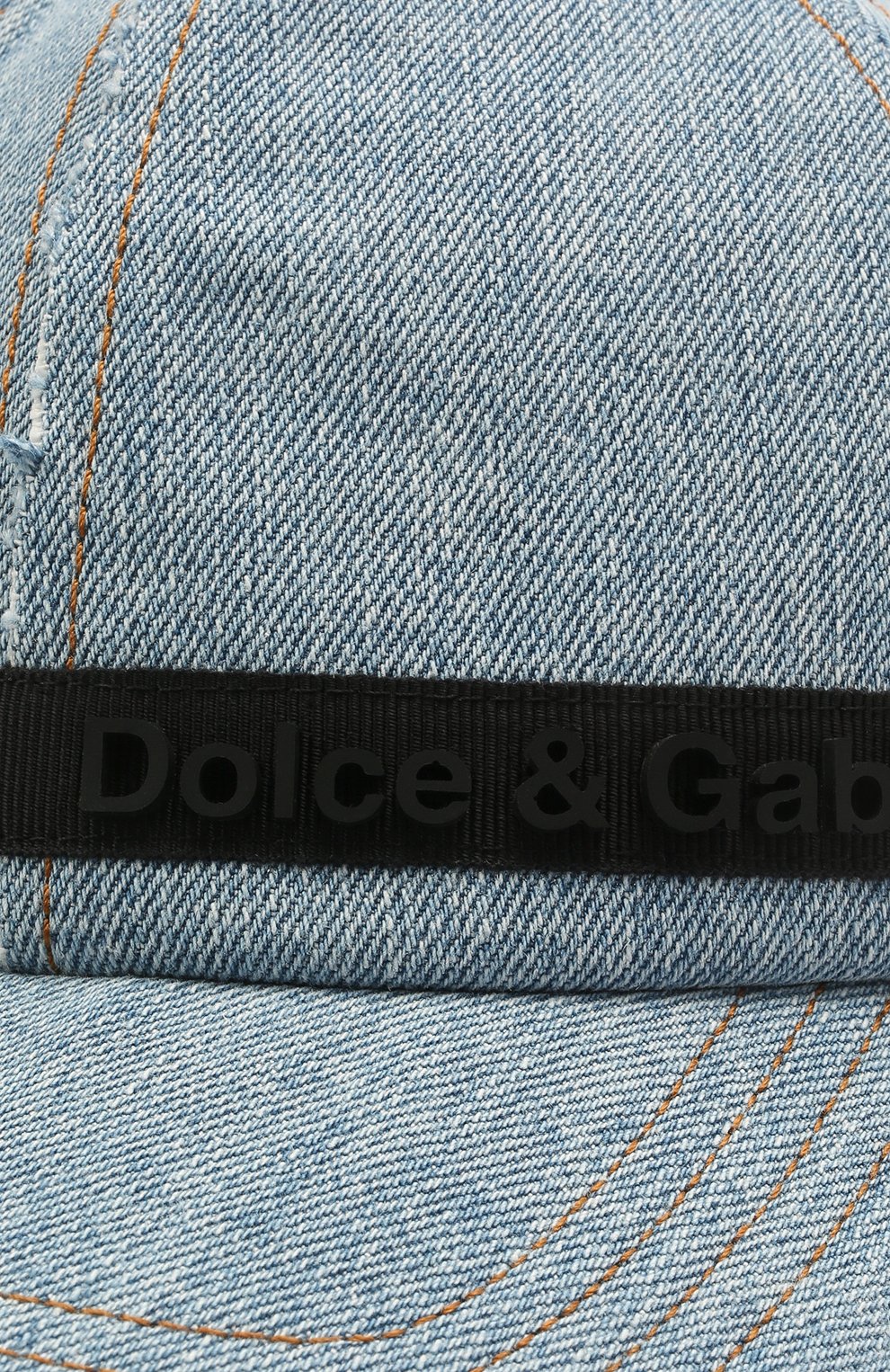 Мужской джинсовая бейсболка DOLCE & GABBANA синего цвета по цене 36550 руб., арт. GH590Z/GEQ95 | Фото 3 Мужской джинсовая бейсболка DOLCE & GABBANA синего цвета, арт. GH590Z/GEQ95 | Фото 3