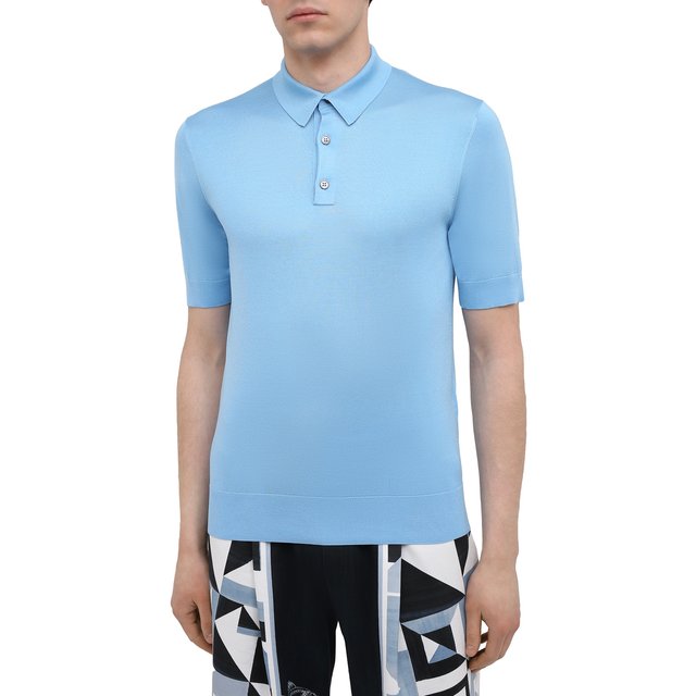 фото Шелковое поло dolce & gabbana