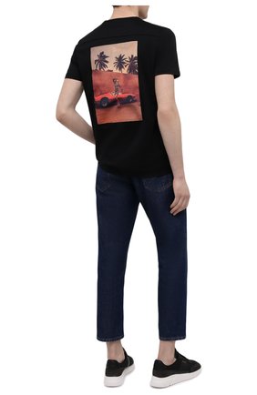 Мужская хлопковая футболка LIMITATO черного цвета по цене 14500 руб., арт. CALL ME/T-SHIRT | Фото 2 Мужская хлопковая футболка LIMITATO черного цвета, арт. CALL ME/T-SHIRT | Фото 2