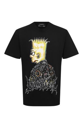 Мужская хлопковая футболка DOMREBEL черного цвета по цене 10650 руб., арт. DUDE/T-SHIRT | Фото 1 Мужская хлопковая футболка DOMREBEL черного цвета, арт. DUDE/T-SHIRT | Фото 1