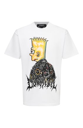 Мужская хлопковая футболка DOMREBEL белого цвета по цене 10650 руб., арт. DUDE/T-SHIRT | Фото 1 Мужская хлопковая футболка DOMREBEL белого цвета, арт. DUDE/T-SHIRT | Фото 1 (Рукава: Короткие; Принт: С принтом; Стили: Панк; Материал внешний: Хлопок; Длина (для топов): Стандартные)