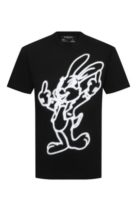 Мужская хлопковая футболка DOMREBEL черного цвета по цене 10650 руб., арт. GRANDE/T-SHIRT | Фото 1 Мужская хлопковая футболка DOMREBEL черного цвета, арт. GRANDE/T-SHIRT | Фото 1