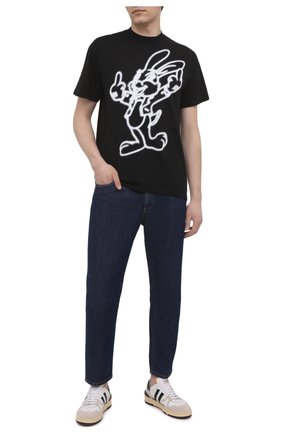 Мужская хлопковая футболка DOMREBEL черного цвета по цене 10650 руб., арт. GRANDE/T-SHIRT | Фото 2 Мужская хлопковая футболка DOMREBEL черного цвета, арт. GRANDE/T-SHIRT | Фото 2