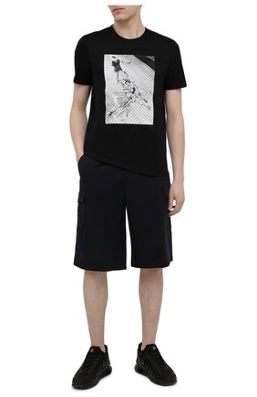 Мужская хлопковая футболка LIMITATO черного цвета по цене 14500 руб., арт. TAN/T-SHIRT | Фото 2 Мужская хлопковая футболка LIMITATO черного цвета, арт. TAN/T-SHIRT | Фото 2