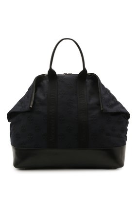 Мужская текстильная сумка ALEXANDER MCQUEEN темно-синего цвета по цене 117500 руб., арт. 575553/1AAAM | Фото 1 Мужская текстильная сумка ALEXANDER MCQUEEN темно-синего цвета, арт. 575553/1AAAM | Фото 1 (Материал: Текстиль; Ремень/цепочка: На ремешке; Размер: large)