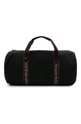 Мужская текстильная спортивная сумка ALEXANDER MCQUEEN черного цвета, арт. 646458/1AAAJ | Фото 1 (Материал: Текстиль; Ремень/цепочка: На ремешке; Размер: large)