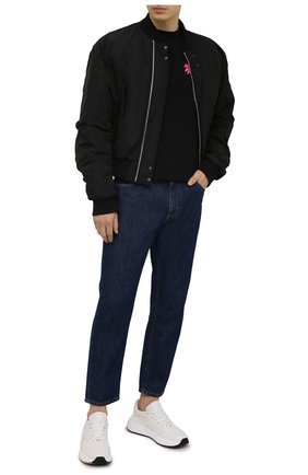Мужская хлопковая футболка PALM ANGELS черного цвета по цене 22650 руб., арт. PMAA001S21JER0081032 | Фото 2 Мужская хлопковая футболка PALM ANGELS черного цвета, арт. PMAA001S21JER0081032 | Фото 2