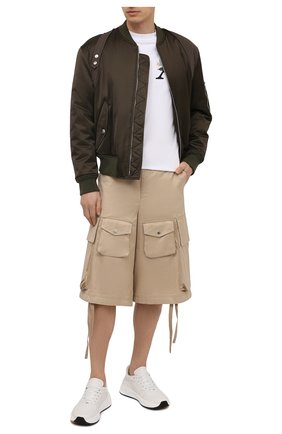 Мужская хлопковая футболка PALM ANGELS белого цвета по цене 39650 руб., арт. PMAA001S21JER0170110 | Фото 2 Мужская хлопковая футболка PALM ANGELS белого цвета, арт. PMAA001S21JER0170110 | Фото 2