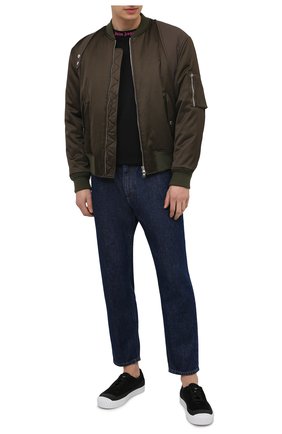 Мужская хлопковая футболка PALM ANGELS черного цвета по цене 22650 руб., арт. PMAA002S21JER0041032 | Фото 2 Мужская хлопковая футболка PALM ANGELS черного цвета, арт. PMAA002S21JER0041032 | Фото 2