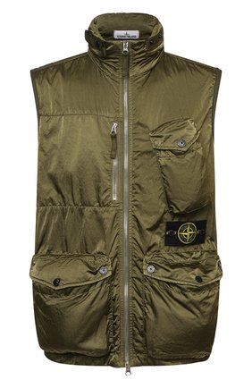 Мужской жилет STONE ISLAND хаки цвета по цене 52350 руб., арт. 7415G0430 | Фото 1 Мужской жилет STONE ISLAND хаки цвета, арт. 7415G0430 | Фото 1 (Длина (верхняя одежда): Короткие; Кросс-КТ: Куртка; Материал внешний: Синтетический материал; Стили: Гранж)