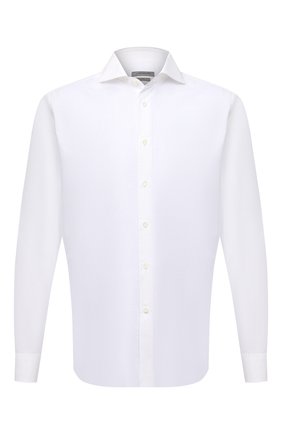 Мужская сорочка из хлопка и льна CORNELIANI белого цвета по цене 21850 руб., арт. 87P002-1111342/00 | Фото 1 Мужская сорочка из хлопка и льна CORNELIANI белого цвета, арт. 87P002-1111342/00 | Фото 1