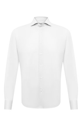 Мужская хлопковая сорочка CORNELIANI белого цвета по цене 24400 руб., арт. 87P112-1111213/00 | Фото 1 Мужская хлопковая сорочка CORNELIANI белого цвета, арт. 87P112-1111213/00 | Фото 1