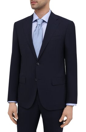 Мужской шерстяной костюм CORNELIANI темно-синего цвета по цене 133000 руб., арт. 877268-1118414/92 Q1 | Фото 2 Мужской шерстяной костюм CORNELIANI темно-синего цвета, арт. 877268-1118414/92 Q1 | Фото 2