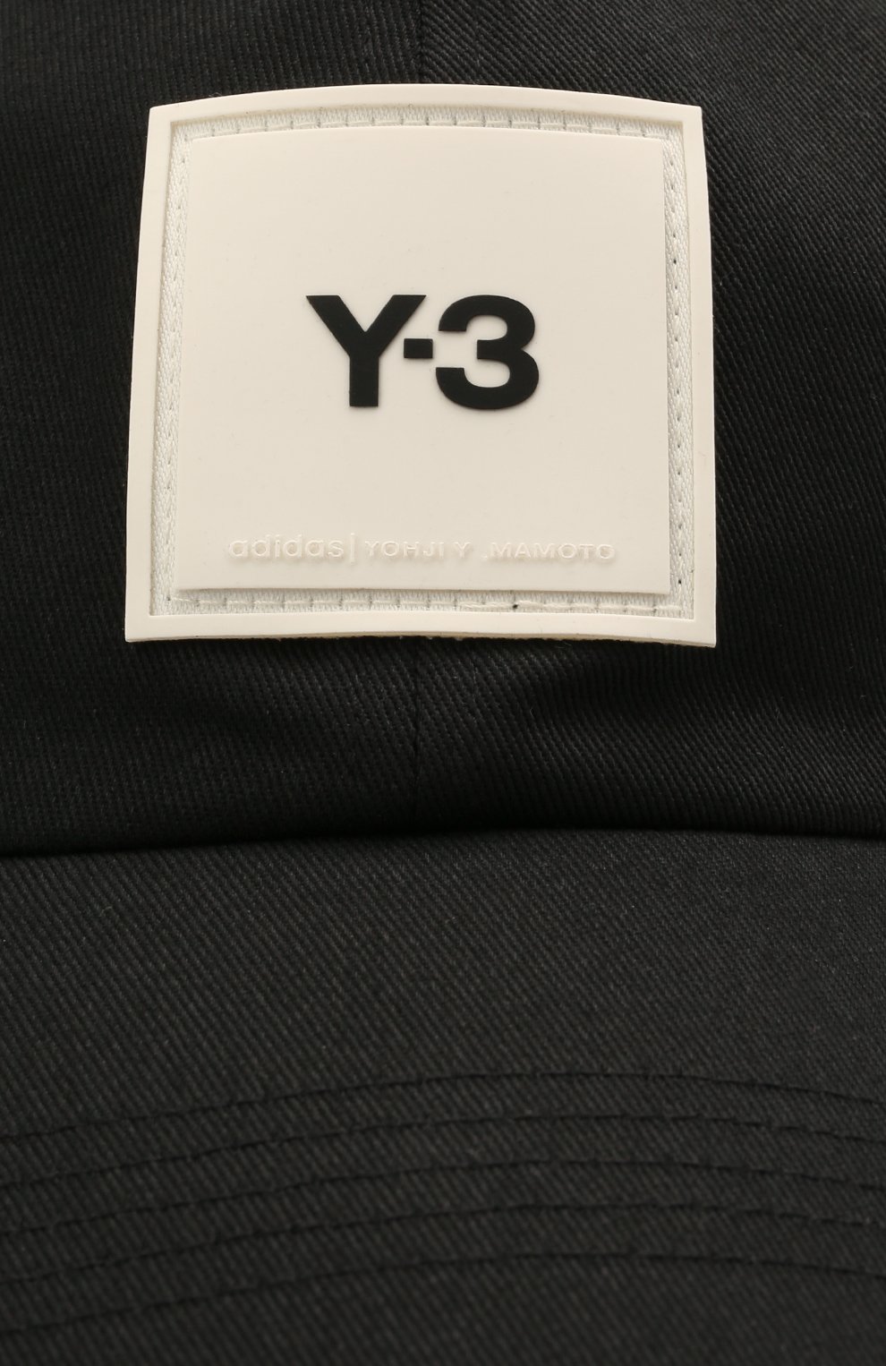 Мужской хлопковая бейсболка Y-3 черного цвета по цене 7365 руб., арт. GT6379/M | Фото 3 Мужской хлопковая бейсболка Y-3 черного цвета, арт. GT6379/M | Фото 3