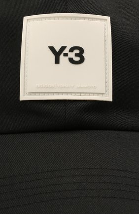 Мужской хлопковая бейсболка Y-3 черного цвета по цене 7365 руб., арт. GT6379/M | Фото 3 Мужской хлопковая бейсболка Y-3 черного цвета, арт. GT6379/M | Фото 3