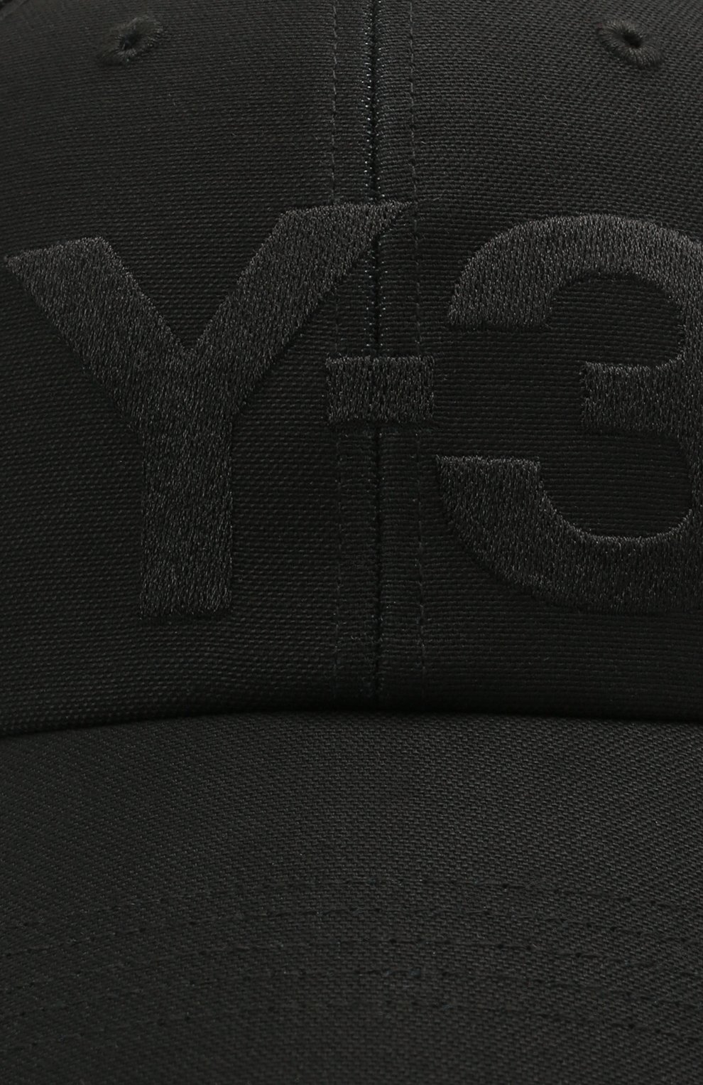 Мужской хлопковая бейсболка Y-3 черного цвета по цене 7365 руб., арт. GK0626/M | Фото 3 Мужской хлопковая бейсболка Y-3 черного цвета, арт. GK0626/M | Фото 3