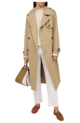 Женские кожаные лоферы SALVATORE FERRAGAMO коричневого цвета по цене 61000 руб., арт. Z-07411851C | Фото 2 Женские кожаные лоферы SALVATORE FERRAGAMO коричневого цвета, арт. Z-07411851C | Фото 2