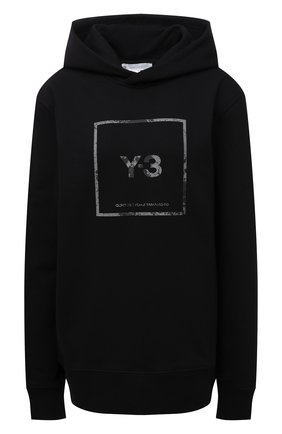 Женский хлопковое худи Y-3 черного цвета по цене 20950 руб., арт. GV6056/W | Фото 1 Женский хлопковое худи Y-3 черного цвета, арт. GV6056/W | Фото 1
