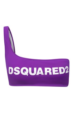 Женский бра-топ DSQUARED2 фиолетового цвета по цене 19400 руб., арт. D6BYA2850 | Фото 1 Женский бра-топ DSQUARED2 фиолетового цвета, арт. D6BYA2850 | Фото 1