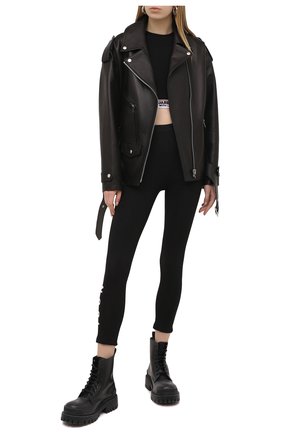 Женский хлопковый топ DSQUARED2 черного цвета по цене 16950 руб., арт. D8M263470 | Фото 2 Женский хлопковый топ DSQUARED2 черного цвета, арт. D8M263470 | Фото 2