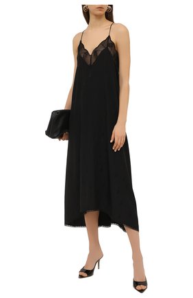 Женское шелковое платье ZADIG&VOLTAIRE черного цвета по цене 43800 руб., арт. PWGCP0401F | Фото 2 Женское шелковое платье ZADIG&VOLTAIRE черного цвета, арт. PWGCP0401F | Фото 2