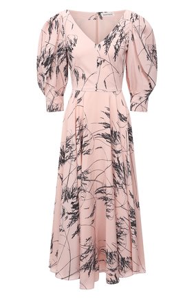 Женское шелковое платье ALEXANDER MCQUEEN розового цвета по цене 230500 руб., арт. 654575/QDAA5 | Фото 1 Женское шелковое платье ALEXANDER MCQUEEN розового цвета, арт. 654575/QDAA5 | Фото 1