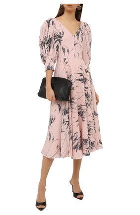 Женское шелковое платье ALEXANDER MCQUEEN розового цвета по цене 230500 руб., арт. 654575/QDAA5 | Фото 2 Женское шелковое платье ALEXANDER MCQUEEN розового цвета, арт. 654575/QDAA5 | Фото 2