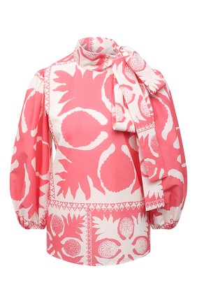 Женская блузка REDVALENTINO розового цвета по цене 39400 руб., арт. VR0AAC55/5SA | Фото 1 Женская блузка REDVALENTINO розового цвета, арт. VR0AAC55/5SA | Фото 1