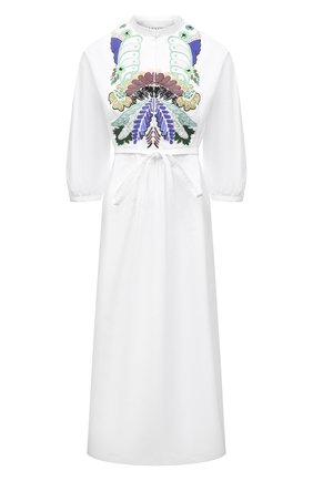 Женское хлопковое платье VALENTINO белого цвета по цене 316500 руб., арт. VB3VAV265DN | Фото 1 Женское хлопковое платье VALENTINO белого цвета, арт. VB3VAV265DN | Фото 1