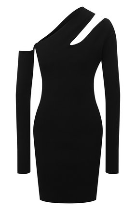 Женское платье из вискозы NANUSHKA черного цвета по цене 44450 руб., арт. SHANI_BLACK_C0MPACT VISC0SE KNIT | Фото 1 Женское платье из вискозы NANUSHKA черного цвета, арт. SHANI_BLACK_C0MPACT VISC0SE KNIT | Фото 1