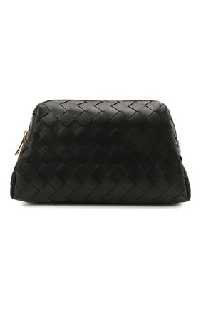 Женская кожаная косметичка BOTTEGA VENETA черного цвета по цене 55650 руб., арт. 639316/VCPP4 | Фото 1 Женская кожаная косметичка BOTTEGA VENETA черного цвета, арт. 639316/VCPP4 | Фото 1