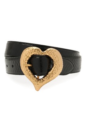 Женский ремень из кожи питона SAINT LAURENT черного цвета по цене 56350 руб., арт. 650322/EML0J/PBIV | Фото 1 Женский ремень из кожи питона SAINT LAURENT черного цвета, арт. 650322/EML0J/PBIV | Фото 1