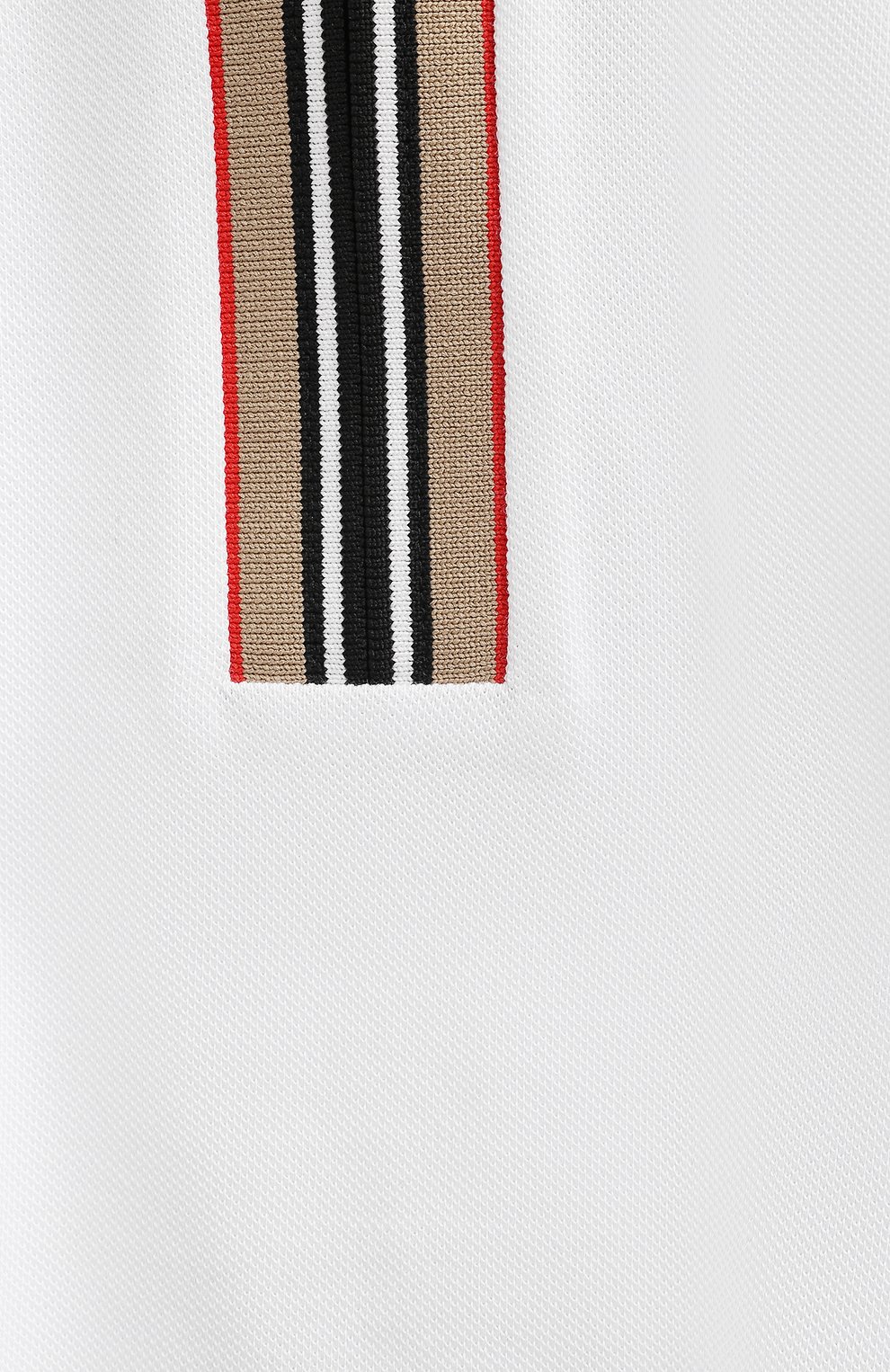 Детский хлопковое поло BURBERRY белого цвета по цене 10650 руб., арт. 8038471 | Фото 3 Детский хлопковое поло BURBERRY белого цвета, арт. 8038471 | Фото 3