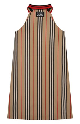 Детское хлопковое платье BURBERRY бежевого цвета по цене 25100 руб., арт. 8038357 | Фото 2 Детское хлопковое платье BURBERRY бежевого цвета, арт. 8038357 | Фото 2