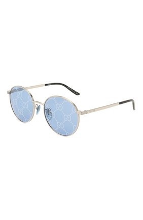 Женские солнцезащитные очки GUCCI синего цвета по цене 35200 руб., арт. GG0944SA 004 | Фото 1 Женские солнцезащитные очки GUCCI синего цвета, арт. GG0944SA 004 | Фото 1 (Оптика Гендер: оптика-унисекс; Очки форма: Круглые; Тип очков: С/з)