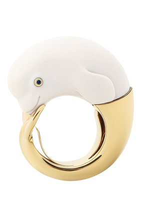 Женские кольцо BIBI VAN DER VELDEN бесцветного цвета, арт. R20170657 | Фото 1 (Драгоценные камни: Сапфиры; Материал сплава: Желтое золото)