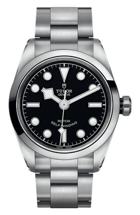 Женские часы black bay TUDOR бесцветного цвета, арт. 79580/95780/BLACK | Фото 1 (Материал корпуса: Сталь; Цвет циферблата: Чёрный; Механизм: Автомат)