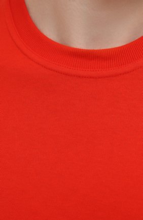Мужская хлопковая футболка BOTTEGA VENETA красного цвета, арт. 649055/VF1U0 | Фото 5 (Принт: Без принта; Рукава: Короткие; Длина (для топов): Стандартные; Региональные ограничения белый список (Axapta Mercury): RU; Материал внешний: Хлопок; Стили: Минимализм)