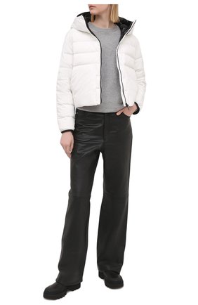 Женская пуховая куртка anwar MONCLER белого цвета по цене 107200 руб., арт. G1-093-1A54K-10-53132 | Фото 2 Женская пуховая куртка anwar MONCLER белого цвета, арт. G1-093-1A54K-10-53132 | Фото 2