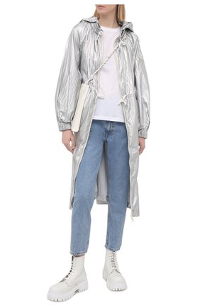 Женская парка akubens MONCLER серебряного цвета по цене 94300 руб., арт. G1-093-1C594-80-53A48 | Фото 2 Женская парка akubens MONCLER серебряного цвета, арт. G1-093-1C594-80-53A48 | Фото 2
