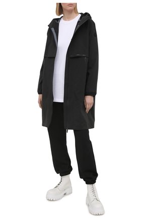 Женская парка shamaliyy MONCLER черного цвета по цене 107200 руб., арт. G1-093-1C741-40-53A75 | Фото 2 Женская парка shamaliyy MONCLER черного цвета, арт. G1-093-1C741-40-53A75 | Фото 2 (Материал подклада: Синтетический материал; Кросс-КТ: Куртка; Материал внешний: Синтетический материал; Стили: Кэжуэл; Длина (верхняя одежда): До середины бедра; Рукава: Длинные)