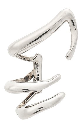 Женские моносерьга-кафф ALEXANDER MCQUEEN серебряного цвета по цене 22150 руб., арт. 659670/J160Y | Фото 1 Женские моносерьга-кафф ALEXANDER MCQUEEN серебряного цвета, арт. 659670/J160Y | Фото 1