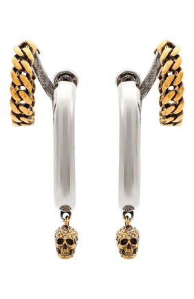 Женские серьги ALEXANDER MCQUEEN серебряного цвета по цене 51700 руб., арт. 659646/J160Z | Фото 1 Женские серьги ALEXANDER MCQUEEN серебряного цвета, арт. 659646/J160Z | Фото 1