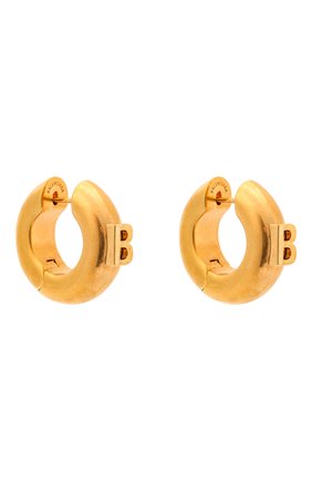 Женские серьги BALENCIAGA золотого цвета по цене 39200 руб., арт. 618683/TZ99G | Фото 3 Женские серьги BALENCIAGA золотого цвета, арт. 618683/TZ99G | Фото 3