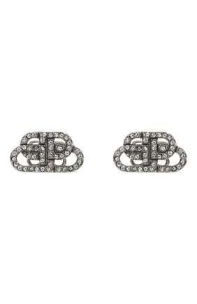 Женские серьги BALENCIAGA серебряного цвета по цене 29950 руб., арт. 624203/TZ05S | Фото 1 Женские серьги BALENCIAGA серебряного цвета, арт. 624203/TZ05S | Фото 1