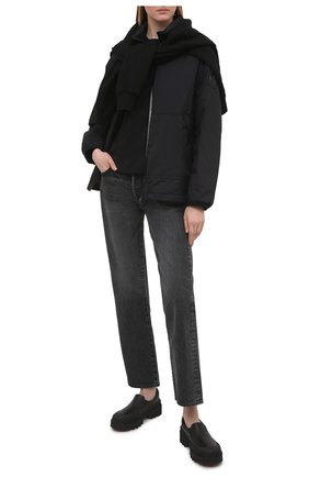 Женская пуховая куртка menchib MONCLER черного цвета по цене 94300 руб., арт. G1-093-1A53L-10-53333 | Фото 2 Женская пуховая куртка menchib MONCLER черного цвета, арт. G1-093-1A53L-10-53333 | Фото 2