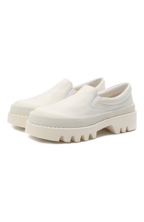 Женские кожаные ботинки PROENZA SCHOULER белого цвета по цене 57100 руб., арт. PS36190A/13091 | Фото 1 Женские кожаные ботинки PROENZA SCHOULER белого цвета, арт. PS36190A/13091 | Фото 1