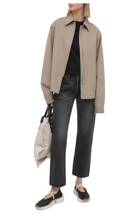 Женские кожаные балетки sonnie CHLOÉ черного цвета по цене 41550 руб., арт. CHC21S41484 | Фото 2 Женские кожаные балетки sonnie CHLOÉ черного цвета, арт. CHC21S41484 | Фото 2